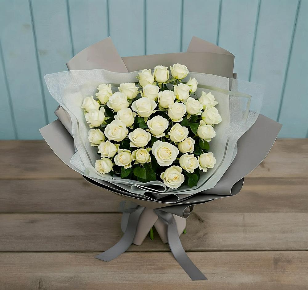 Букет Белоснежная нежность в Дичне