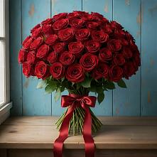 Букет Красные розы Блэк Меджик в Дичне