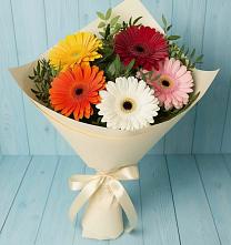 Букет цветов из:  Герберы #REPLACE_PRED# Дичне