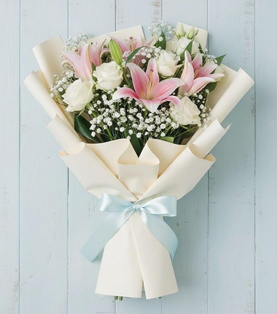 Букет цветов из: Лилии в Дичне