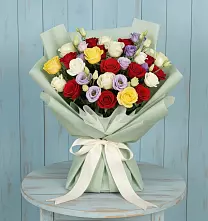 Букет цветов из:  Розы #REPLACE_PRED# Дичне