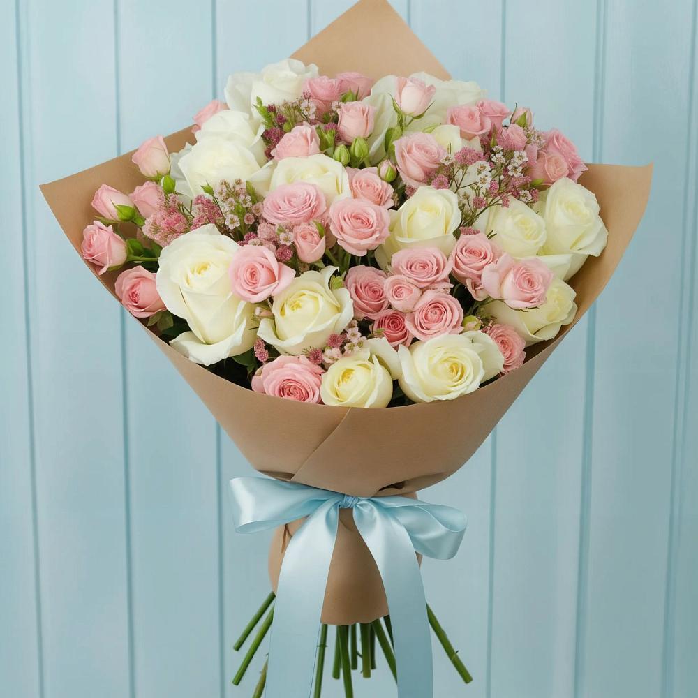 Букет цветов из: Розы в Дичне