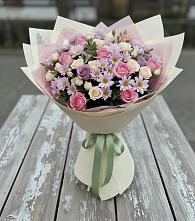 Букет цветов из:  Розы и Хризантемы #REPLACE_PRED# Дичне