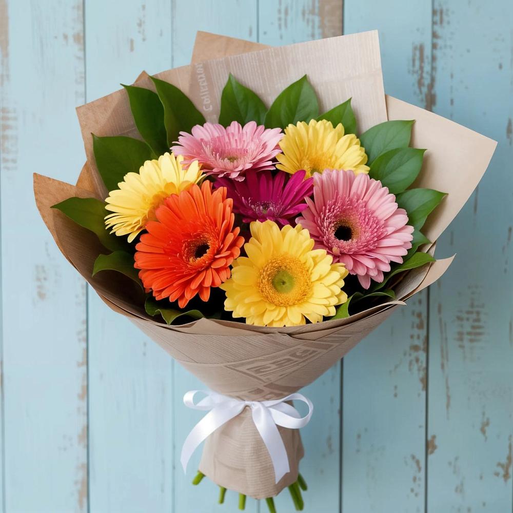 Букет цветов из: Герберы в Дичне