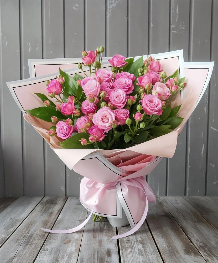Букет Розовый кустик в Дичне