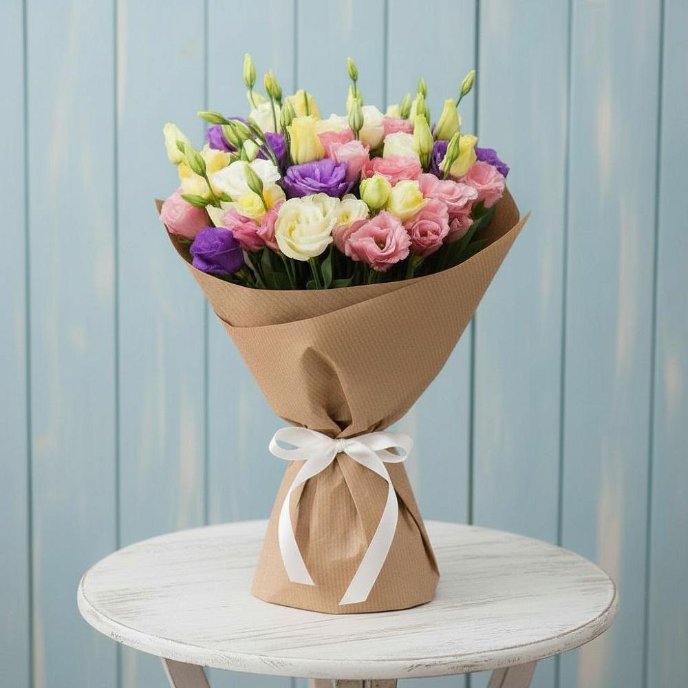 Букет цветов из: Лизиантусы в Дичне