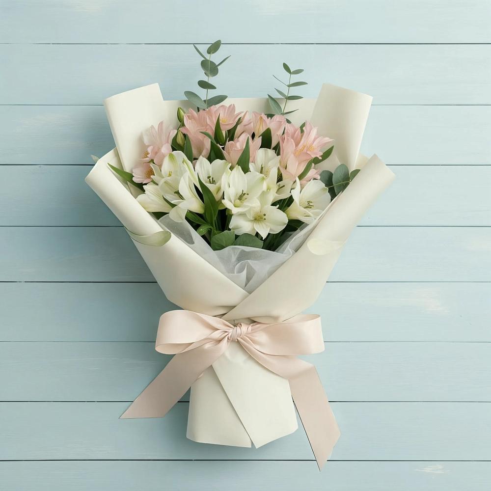 Букет цветов из: Альстромерии в Дичне